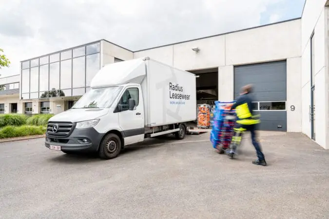 ophalen en leveren van werkkleding